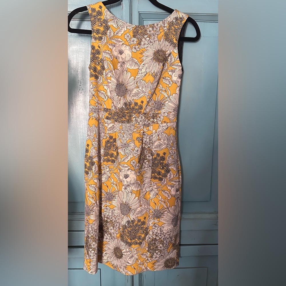 Liberty of London for Target Yellow Floral Midi Dress